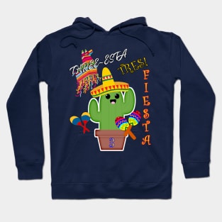 3 Year Old Birthday Three-Esta Mexican Party Hoodie